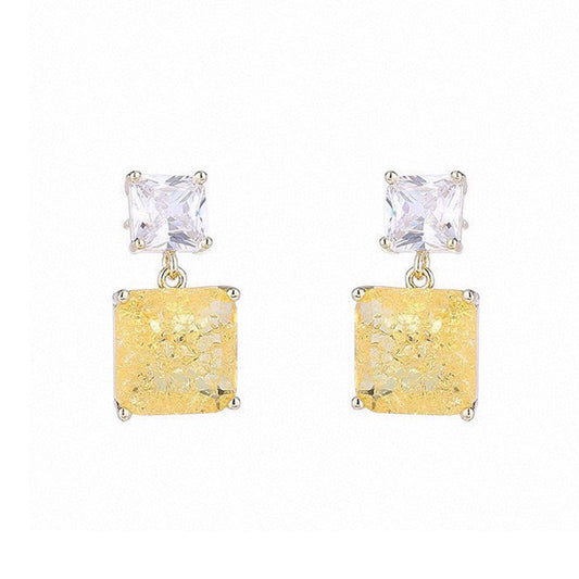18K BV Crystals Earrings