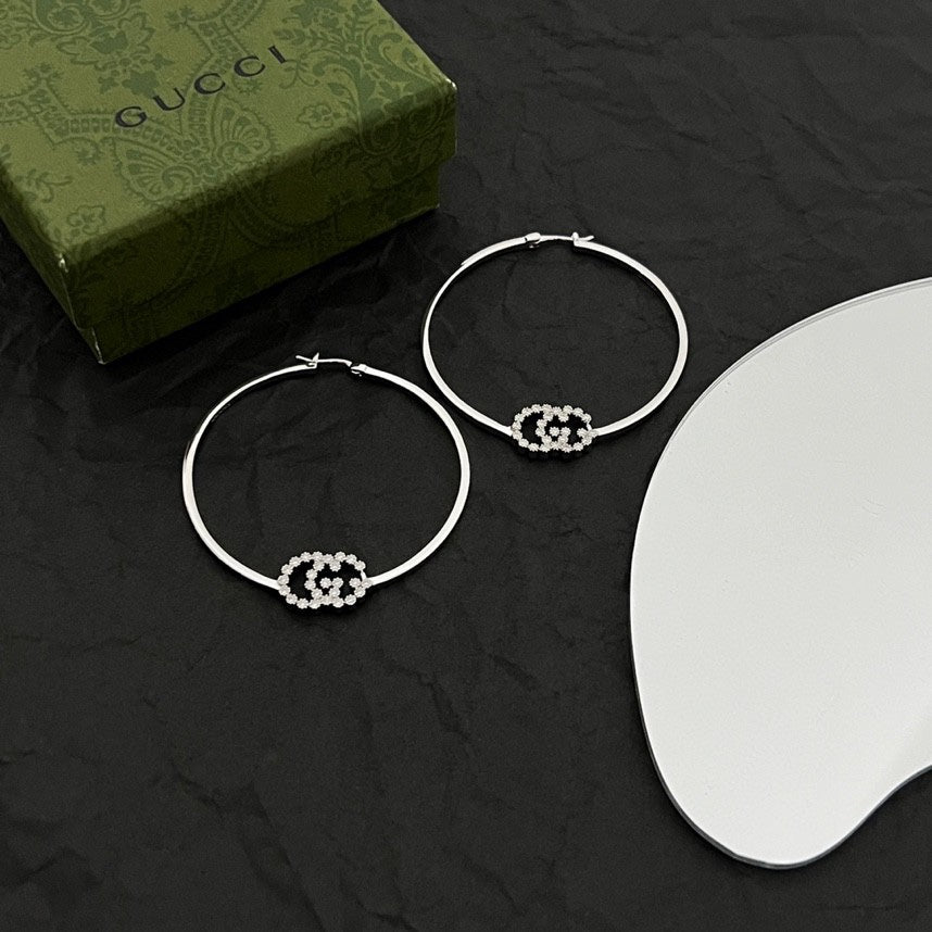 18K Double G Running Diamond Bracelet