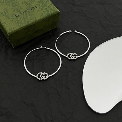 18K Double G Running Diamond Bracelet