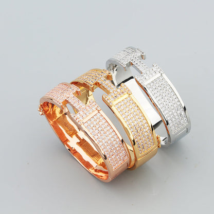 18K Clic H Diamonds Bracelet