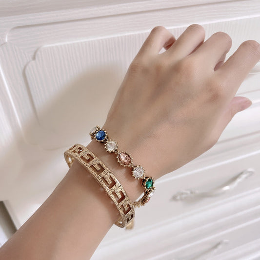 18K Double G Cube Bracelet