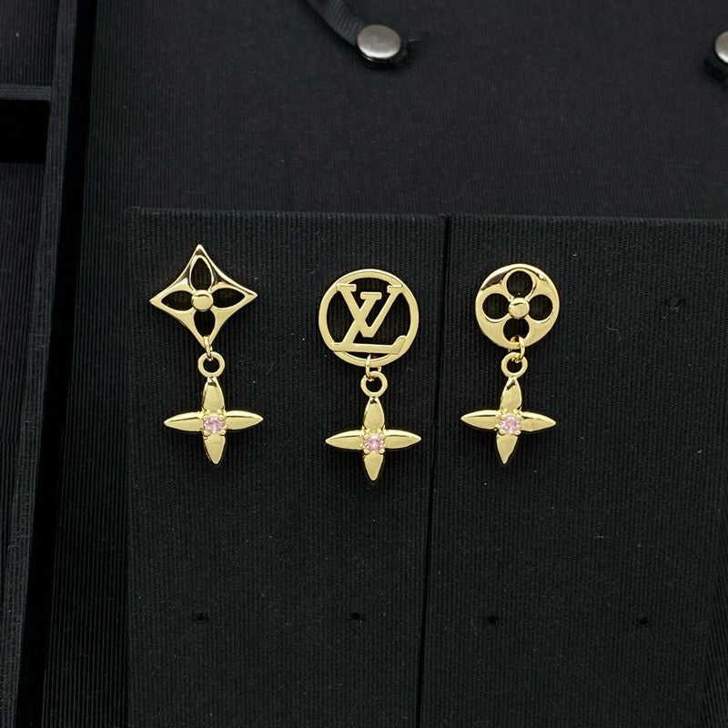 18K Louis Blossom Gold Earrings