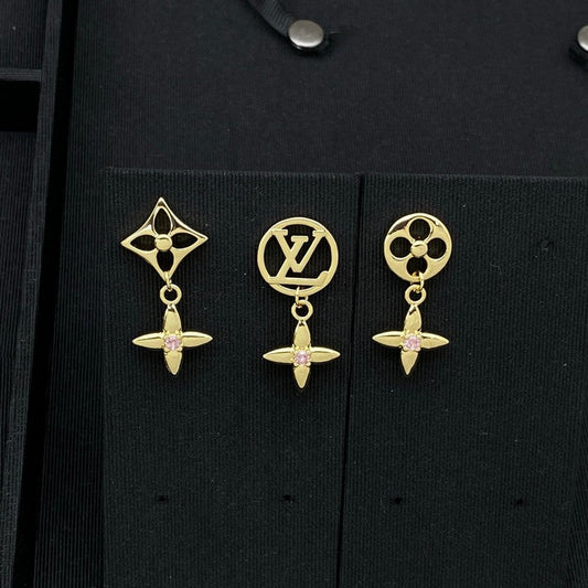 18K Louis Blossom Gold Earrings