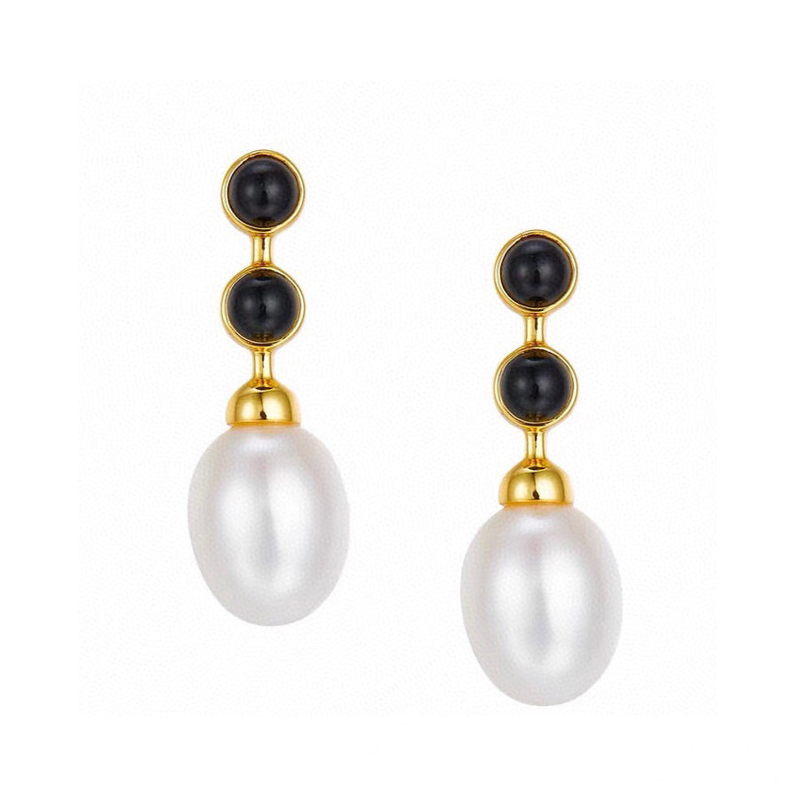 18K BV Pearl Earrings