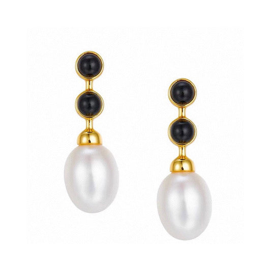 18K BV Pearl Earrings