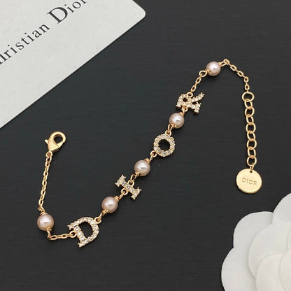 18K CD Pearl Bracelet