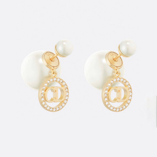 18K CD Tribales Pearl Earrings