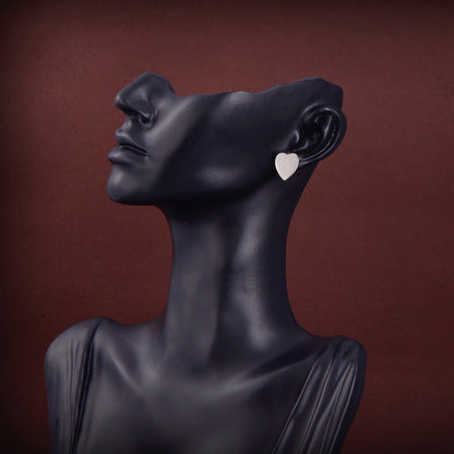 18K Double G Heart Earrings