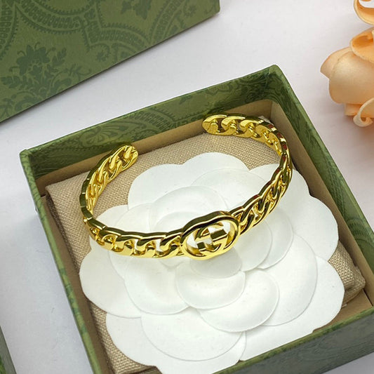 18K Double G Chain Bracelet