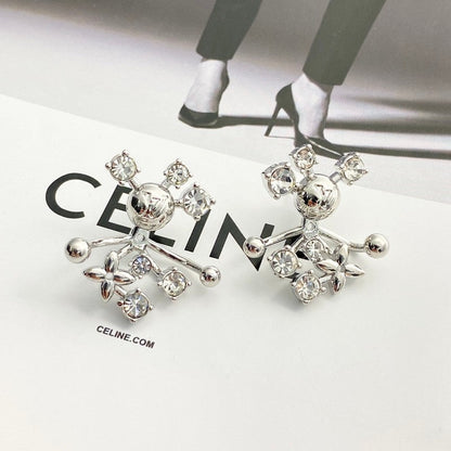 18K Louis Diamond Earrings