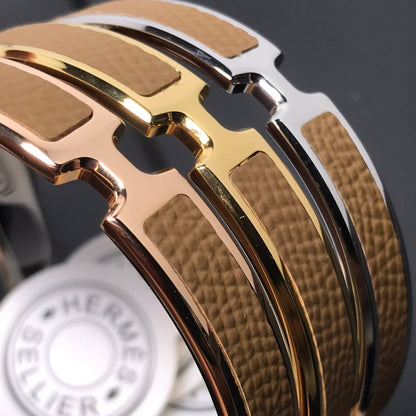 18K Olympe Brown H Bracelet