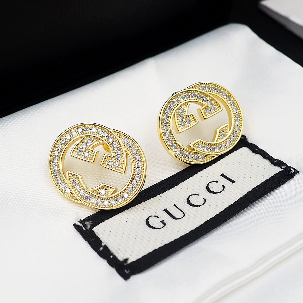18K GG Diamonds Earrings