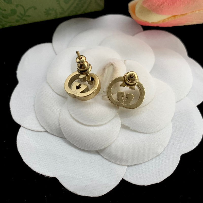 18K GG Gold Earrings