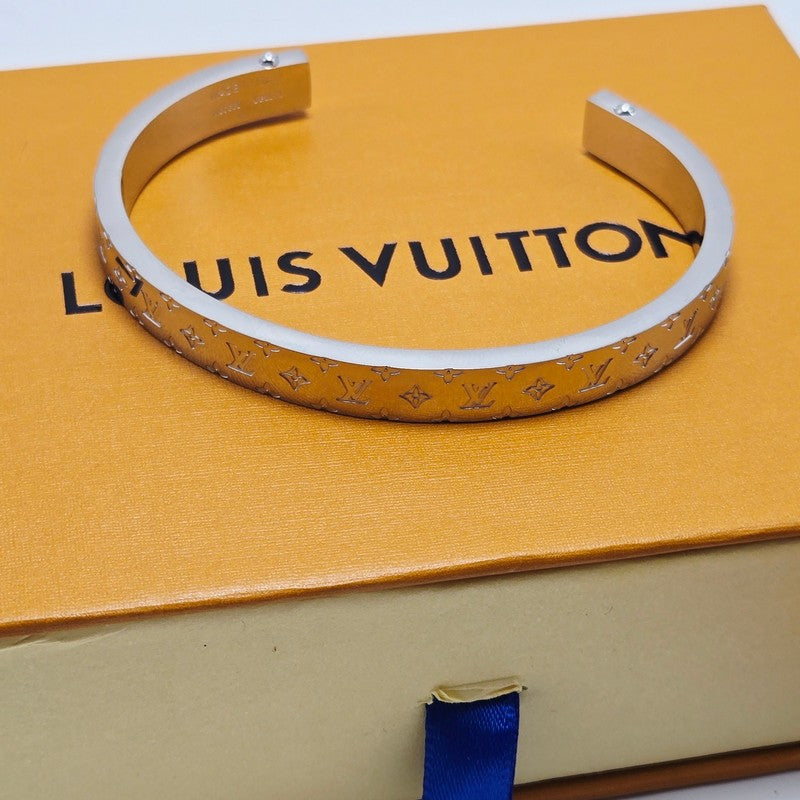 18K Louis Monogram Gold Bracelet