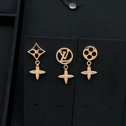 18K Louis Blossom Gold Earrings