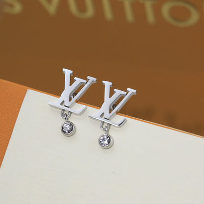18K Louis Diamond Earrings