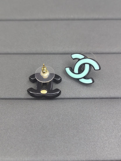 18K Classic Blue CC Earrings