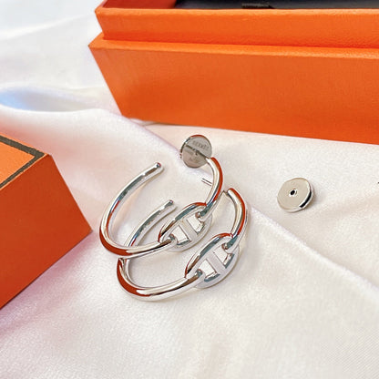 18K Chaine D'Ancre H Earrings