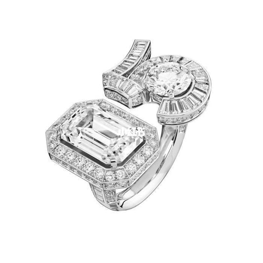 18K CC No.5 Diamonds Ring