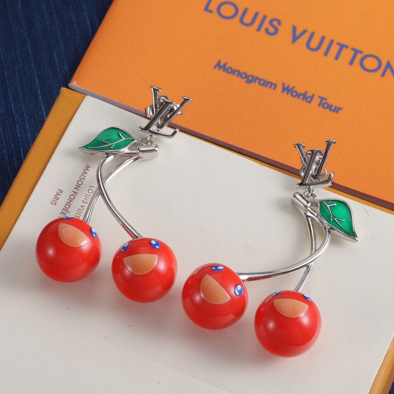 18K Louis Fruit Earrings