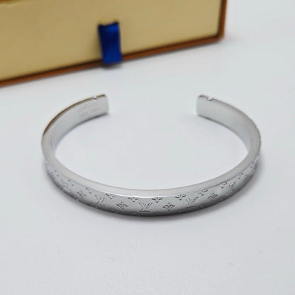 18K Louis Monogram Gold Bracelet