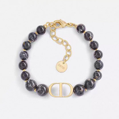 18K CD 30 Montaigne Black Pearls Bracelet