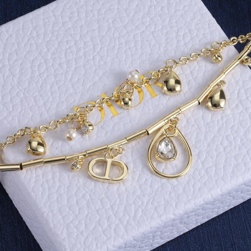 18K CD Crystal Bracelet