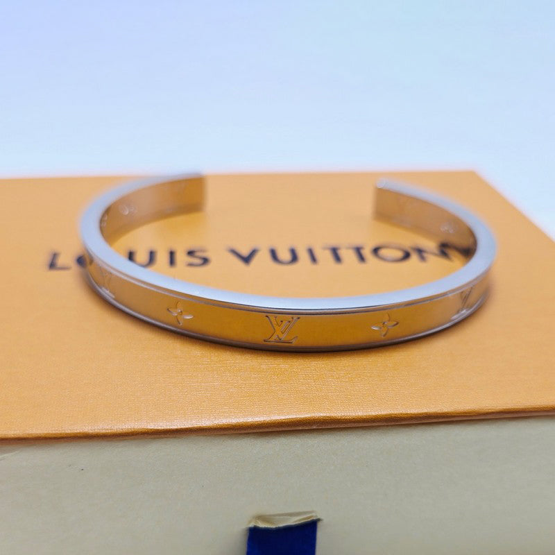 18K Louis Monogram White Gold Bracelet
