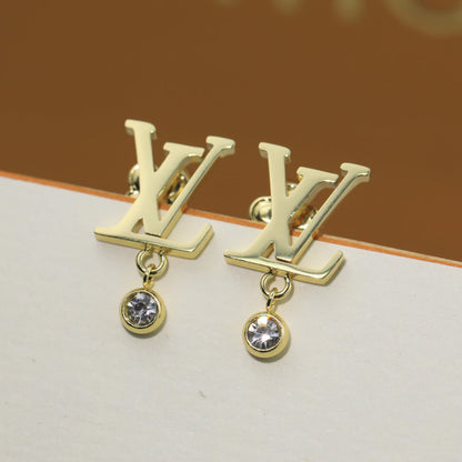 18K Louis Diamond Earrings