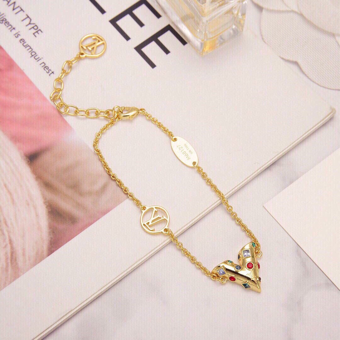 18K Louis Essential V Plan¨¨te Bracelet