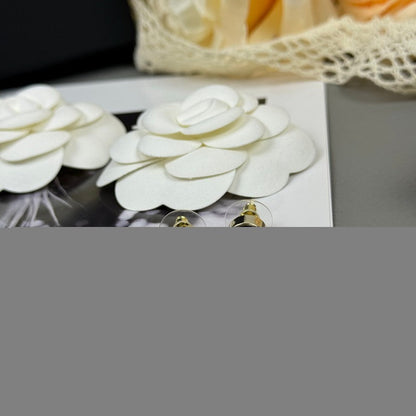 18K CC 25K Black Gold Earrings