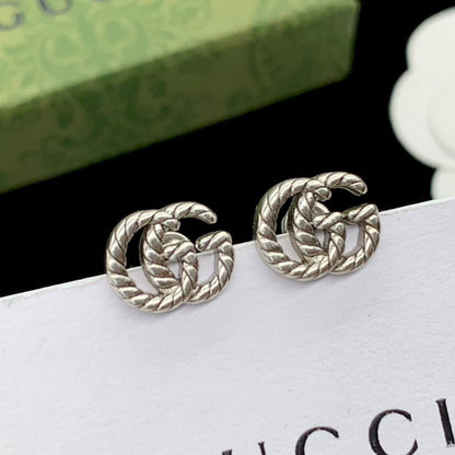 18K Double G Earrings