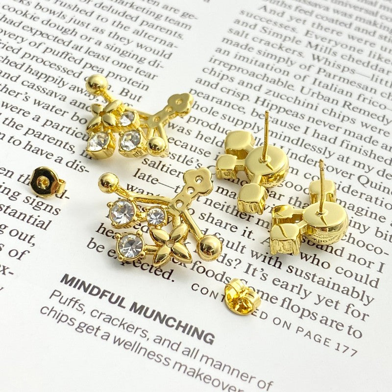 18K Louis Diamond Earrings