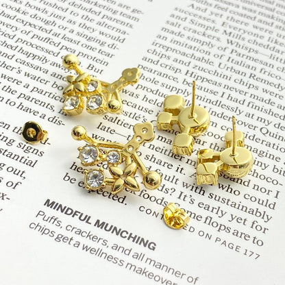 18K Louis Diamond Earrings