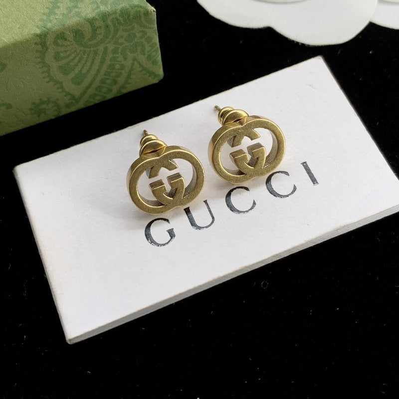 18K GG Gold Earrings