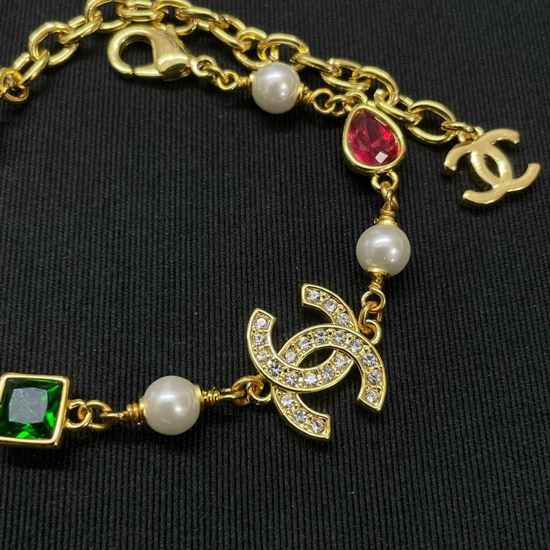 18K CC Color Ceystal & Diamond Bracelet