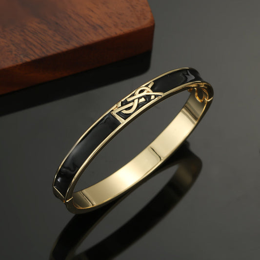 18K Saint Black Bracelet