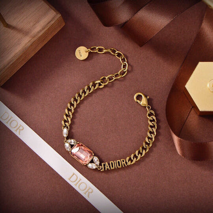 18K CD J¡¯Adior Multicolor Crystals Bracelet