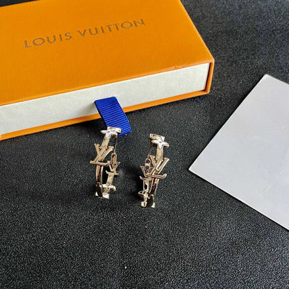 18K Louis Blossom Black & White Earrings