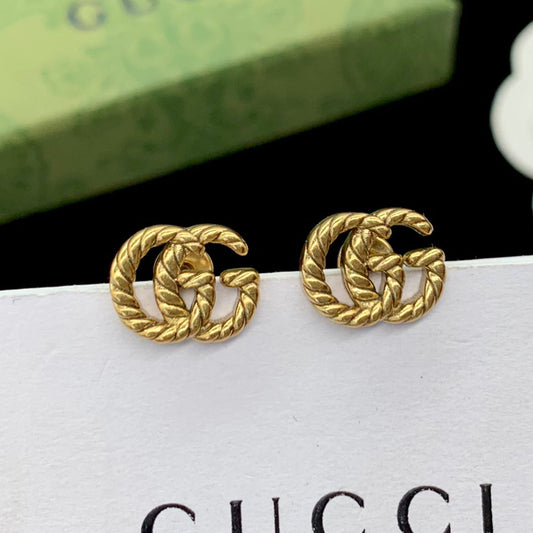 18K Double G Earrings