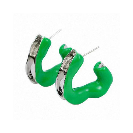 18K BV Color Earrings