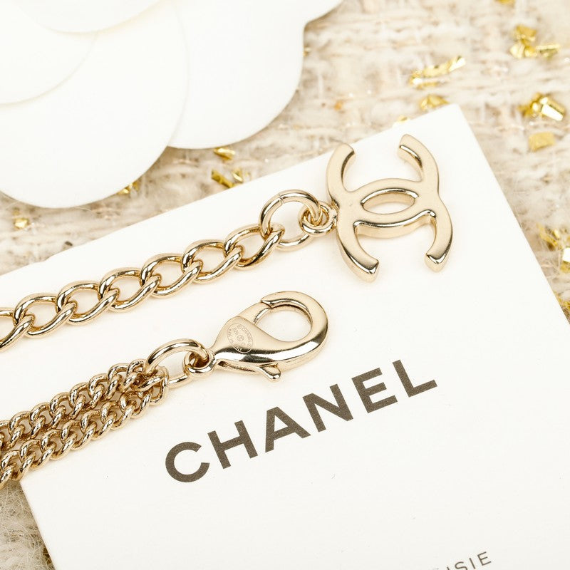 18K CC 26A Blue Flower Necklace