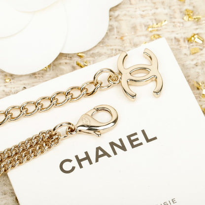 18K CC 26A Blue Flower Necklace