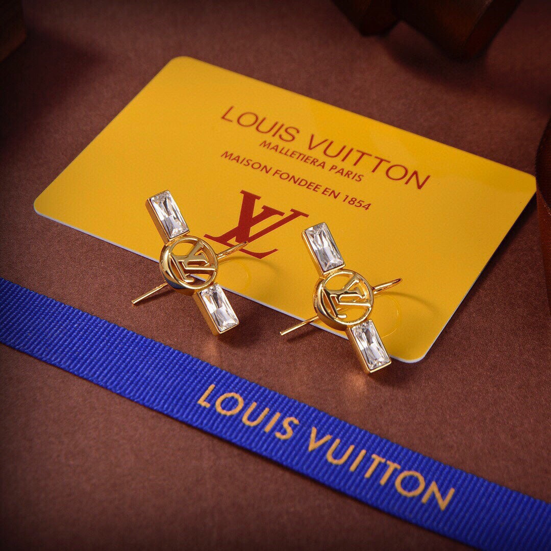 18k Louis Crystals Earrings