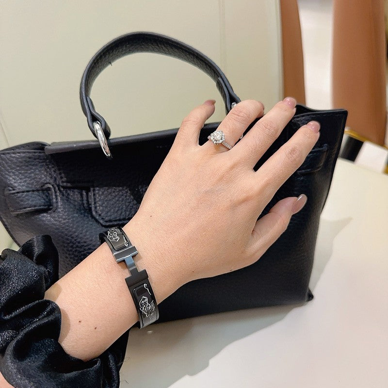 Clic HH Black Color Bracelet