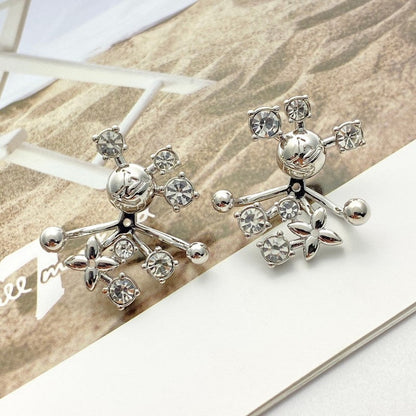 18K Louis Diamond Earrings