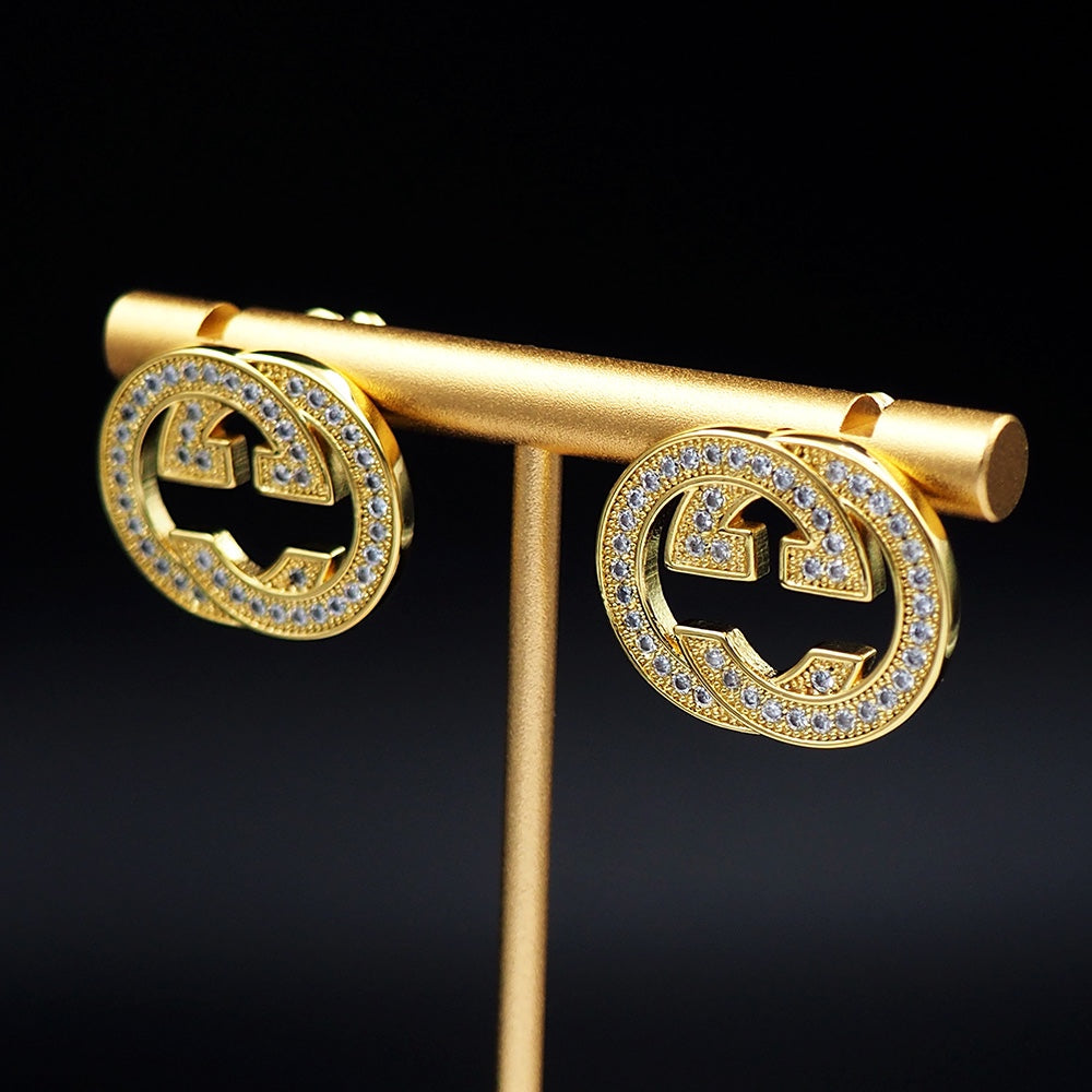 18K GG Diamonds Earrings