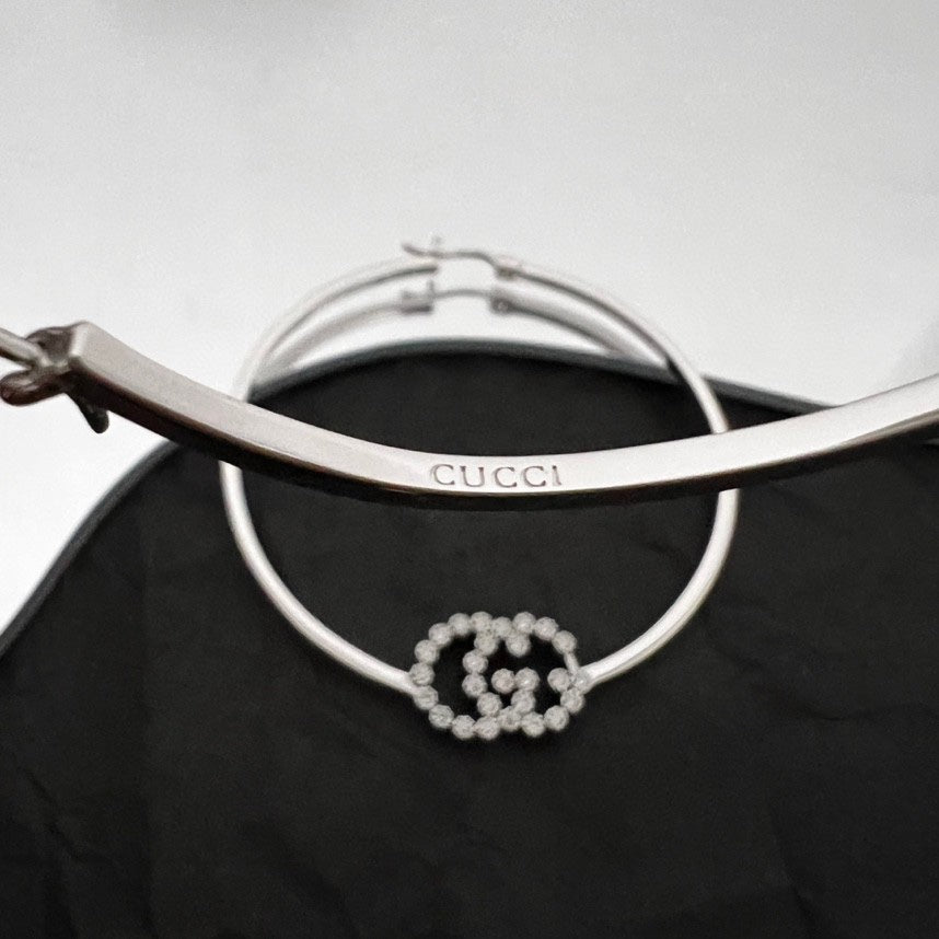 18K Double G Running Diamond Bracelet