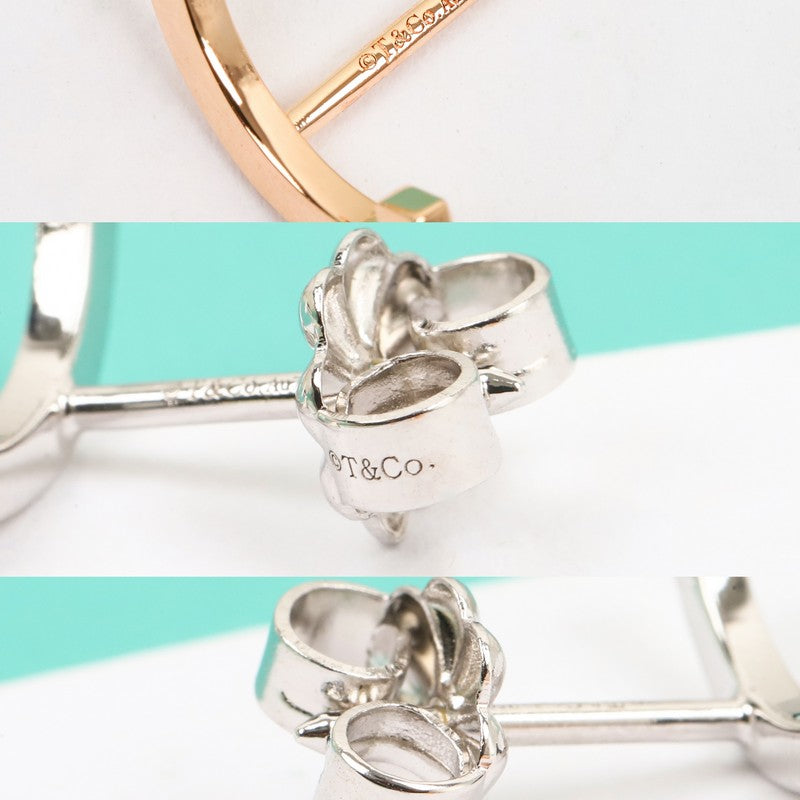 18K T Smile Diamond Earrings