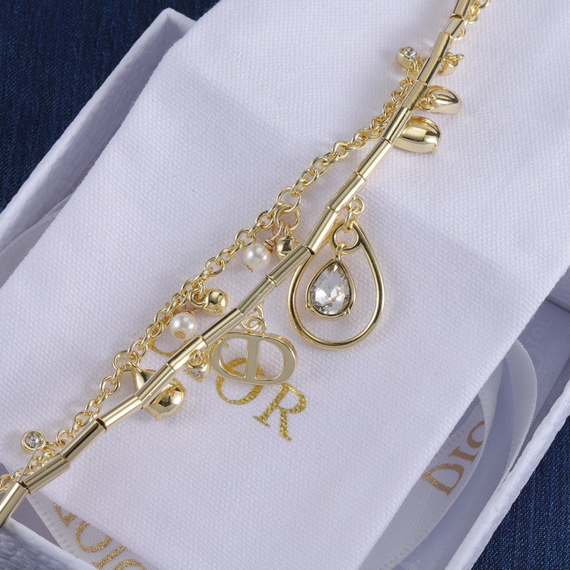 18K CD Crystal Bracelet